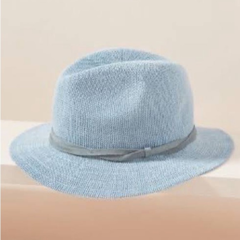 Anthropologie Woven Fedora Hat